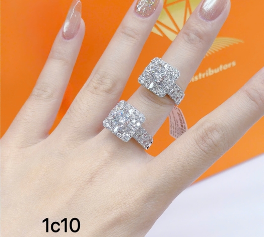 Nhẫn 610 Mẫu Trắng 54